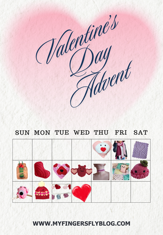 Valentine's Day Advent Calendar Crochet Patterns