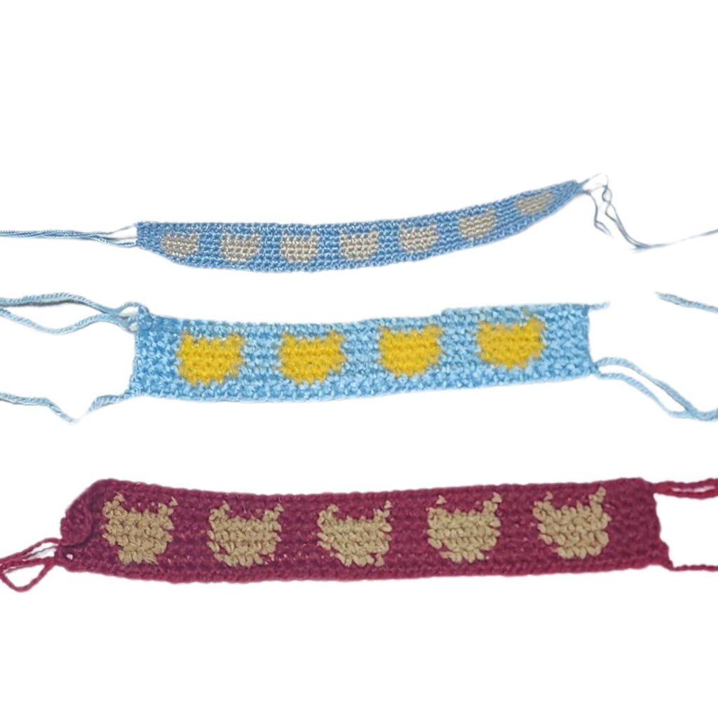 Cat Friendship Bracelet Crochet Pattern