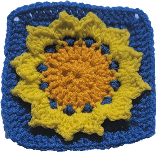 Sunflower Granny Square