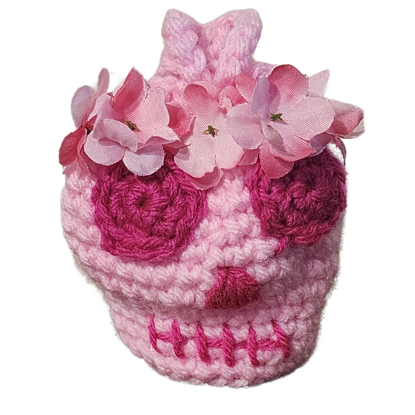 Sugar Skull Treat Bag Crochet Pattern