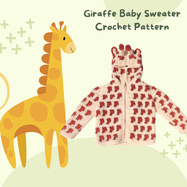 Giraffe Baby Sweater Crochet Pattern