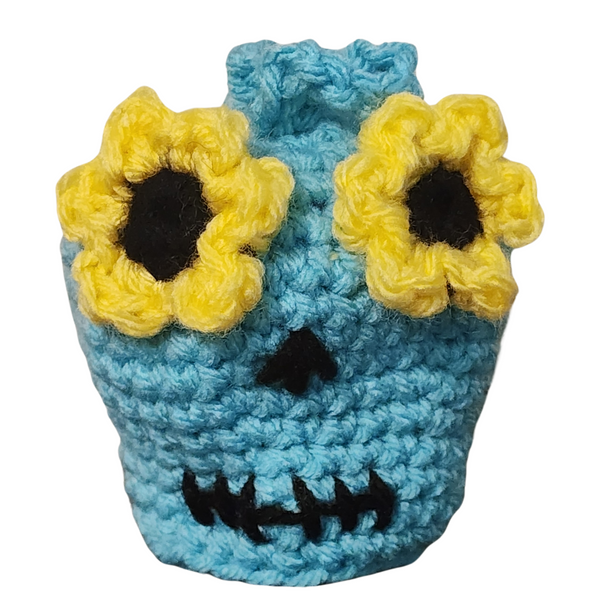 Sugar Skull Treat Bag Crochet Pattern