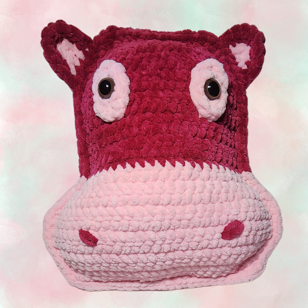 Baby Hippo Snuggler Crochet Pattern