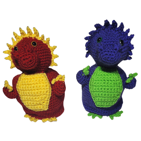 Reversible Dragon Egg & Baby Dragon Amigurumi Crochet Pattern