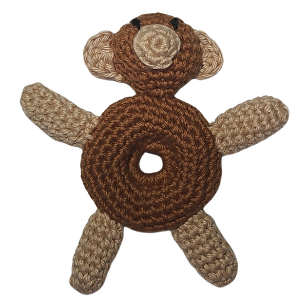 Orangutan Baby Rattle Crochet Pattern