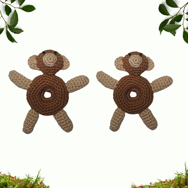 Orangutan Baby Rattle Crochet Pattern