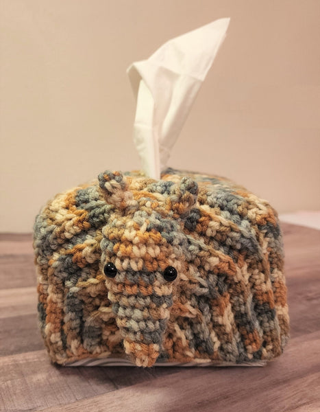 Armadillo Tissue Cover Crochet Pattern - My Fingers Fly