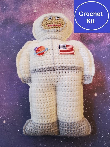 Astronaut Cuddler Crochet Kit - My Fingers Fly