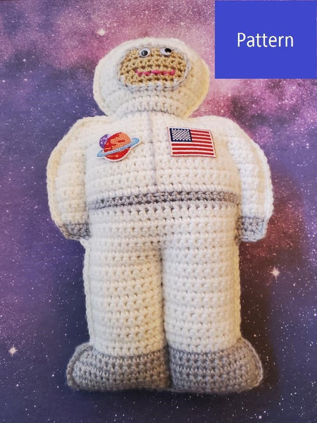 Astronaut Cuddler Crochet Pattern - Space Explorer Crochet Pattern - My Fingers Fly