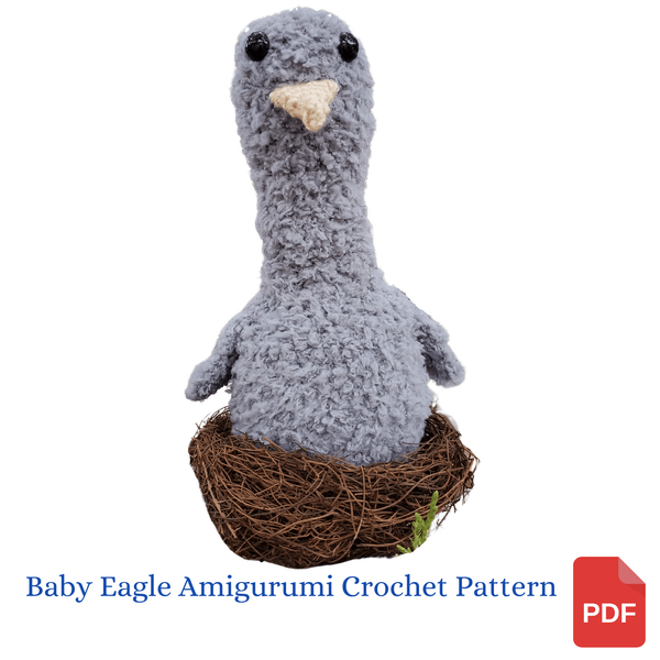 Baby Eagle Amigurumi Crochet Pattern - My Fingers Fly