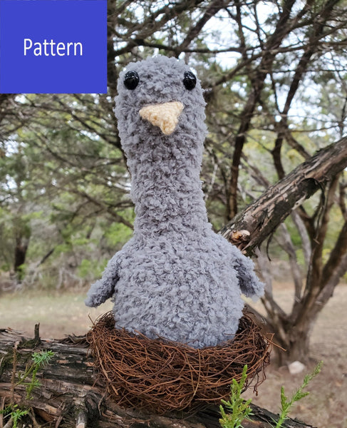 Baby Eagle Amigurumi Crochet Pattern - My Fingers Fly