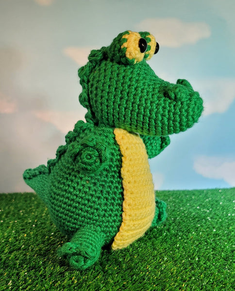 Baby Gator Amigurumi Crochet Pattern - My Fingers Fly