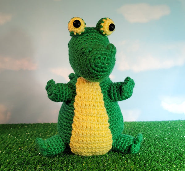 Baby Gator Amigurumi Crochet Pattern - My Fingers Fly