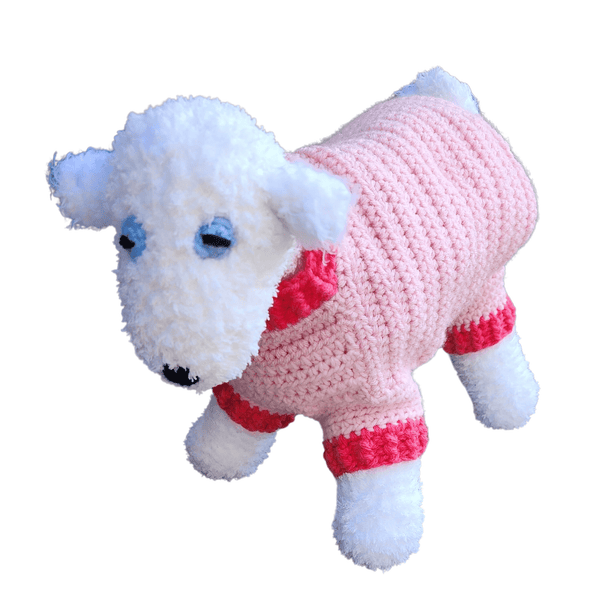 Baby Goat with Pajamas Crochet Pattern - My Fingers Fly