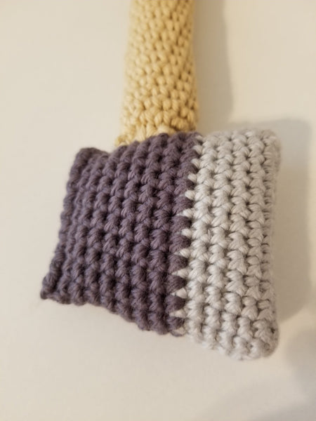 Baby Lumberjack Axe Rattle Crochet Pattern - My Fingers Fly