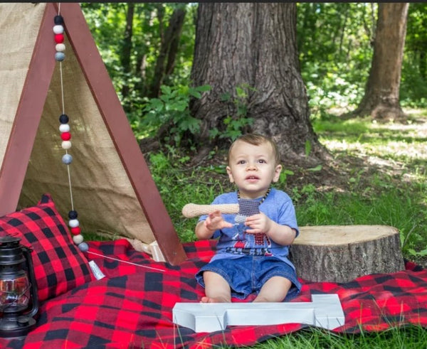 Baby Lumberjack Axe Rattle Crochet Pattern - My Fingers Fly