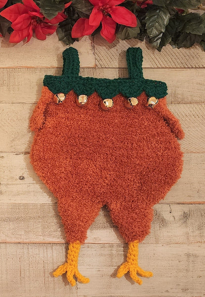 Handmade Chicken Christmas Stocking