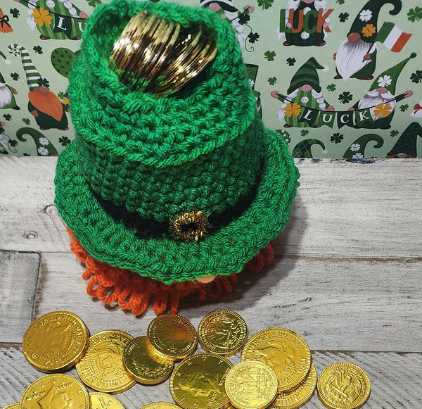 Leprechaun Gift Bag Crochet Pattern – Digital Download